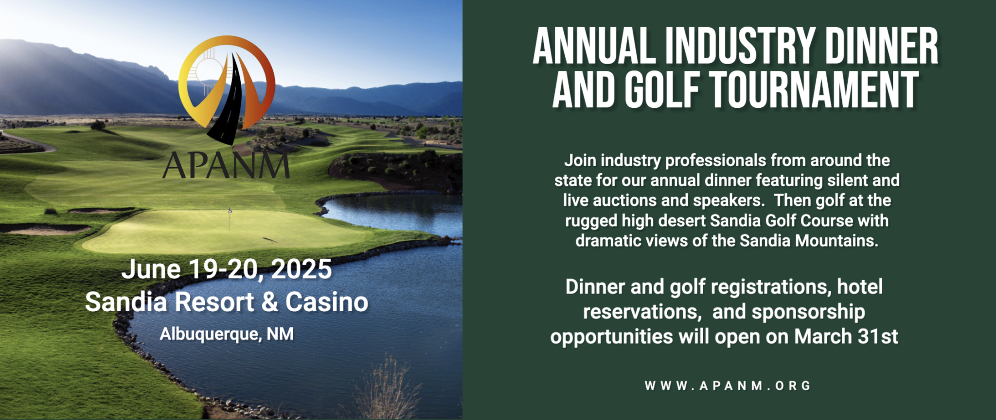 Annual Industry Dinner and Golf Tournament